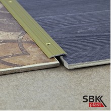 ПО-25 порог алюминиевый с декоративными насечками шириной 25мм